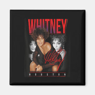 Imán Collage de fotos retro Whitney Houston