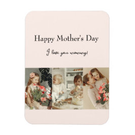 Imán Collage de fotos y mensaje: regalo personalizado |