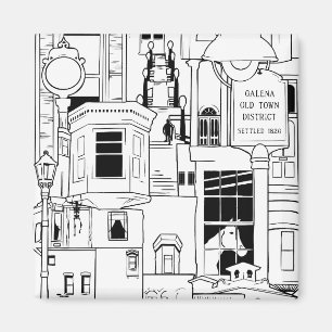 Imán collage de galena illinois