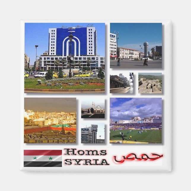 Imán Collage de HOMS Syria, Asia, Fridge (Frente)