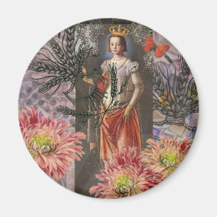 Imán Collage de la Diosa Celestial Virgo: Celestial Vin