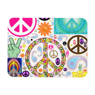 Imán Collage de la paz