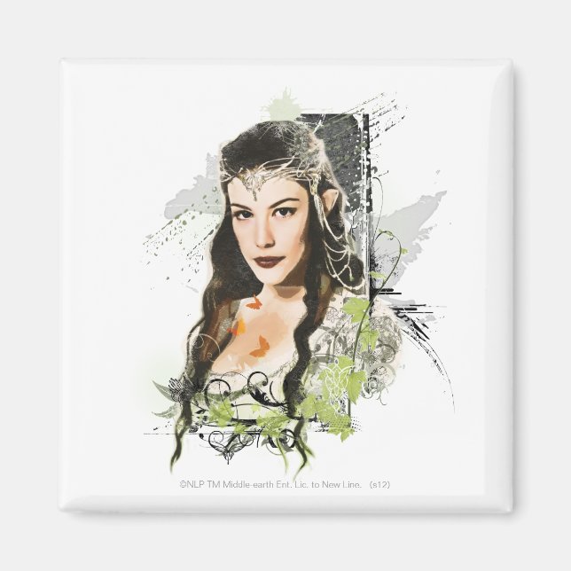 Imán Collage de vectores ARWEN™ (Frente)