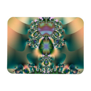 Imán Collar abstracto de cuatro hojas