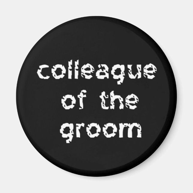 Imán Colleague of the Groom (Frente)