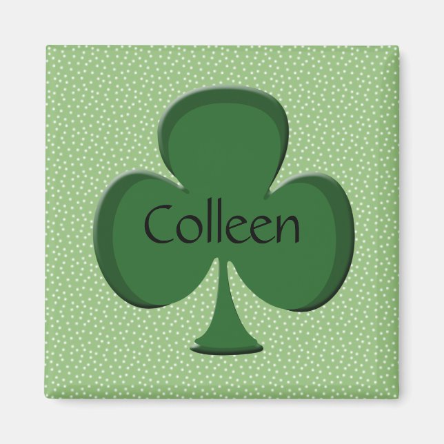 Imán Colleen Shamrock Magnet (Frente)