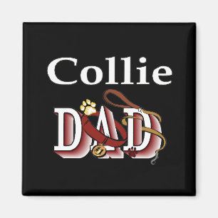 Imán collie dad Magnet