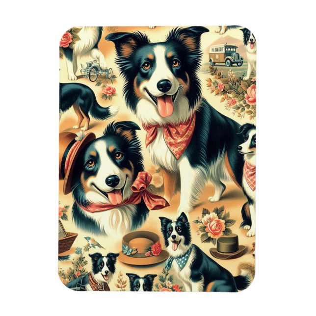 Imán Collie de borde suave sin soldadura (Vertical)