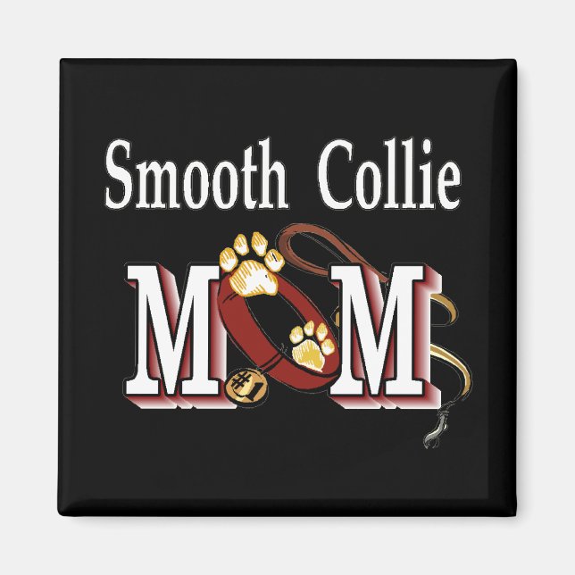 Imán collie suave mamá Magnet (Frente)
