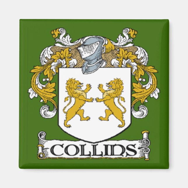 Imán Collins Coat of Arms Magnet (Frente)