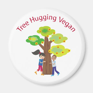 Imán Colocación de árbol vegan swag