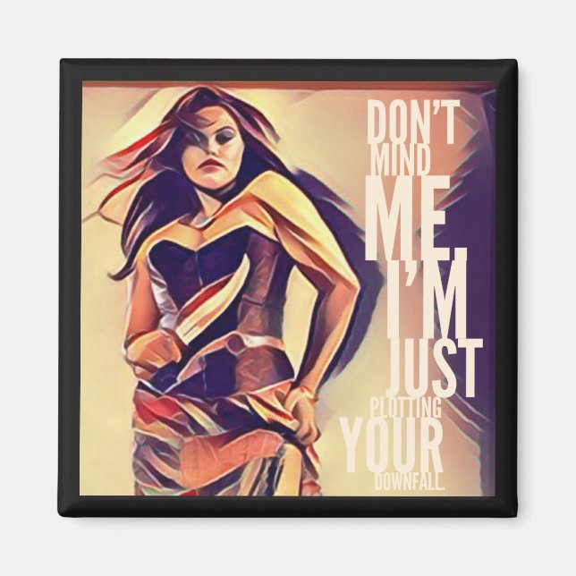 Imán Colocar tu caída (Frente)