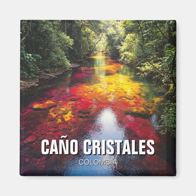 Imán Colombia Cano Cristales Viajes (Frente)