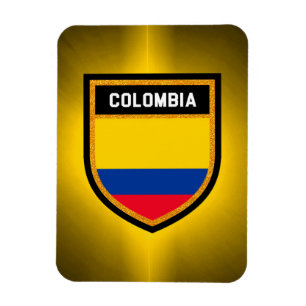 Imán Colombia Flag
