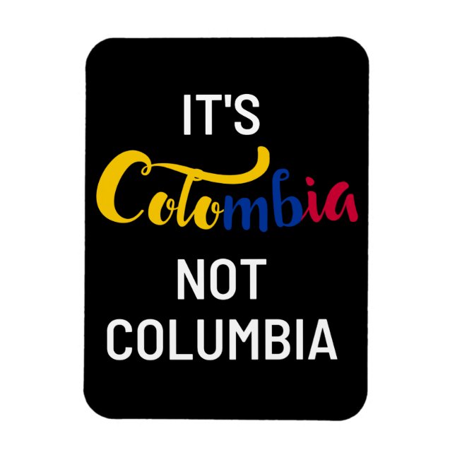 Imán Colombia no Columbia Funny Nacional (Vertical)