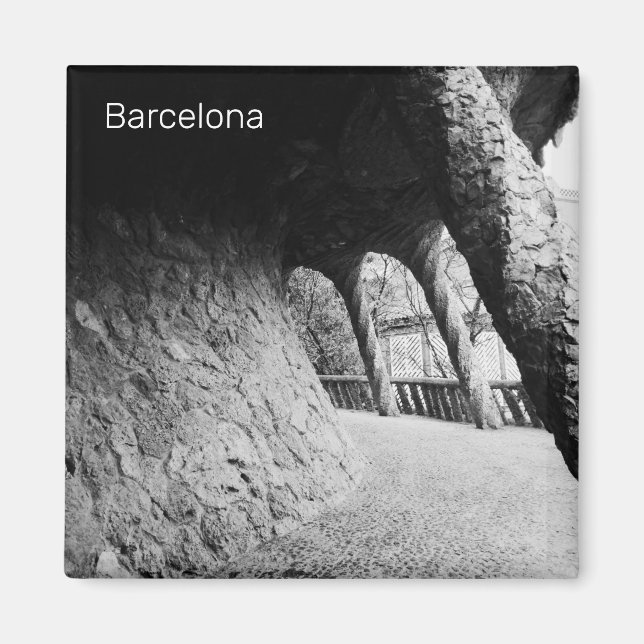 Imán Colonada de Bnw de Park Guell (Frente)