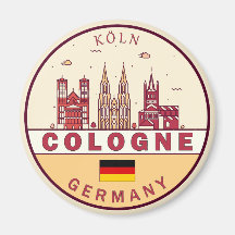 Colonia Alemania City Skyline Emblem