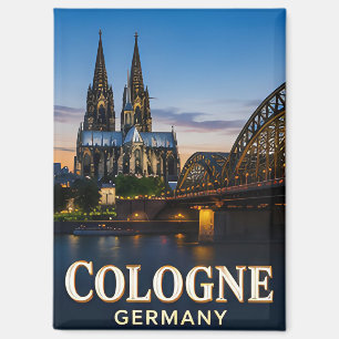 Imán ✈️ Colonia Alemania Regalo de viaje ⛪