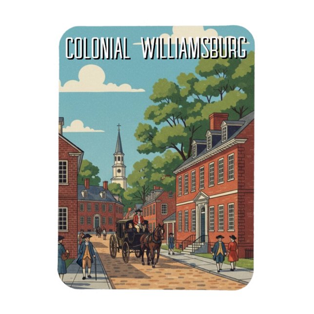 Imán Colonial Williamsburg Virginia Travel (Vertical)