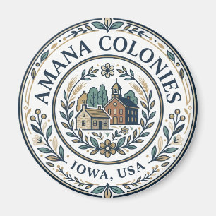 Imán Colonias Amana Iowa