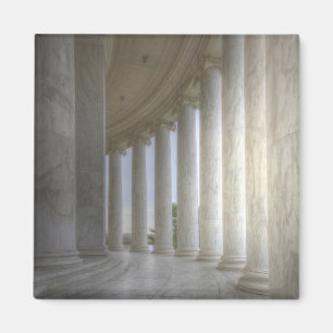 Imán Colonnada circular conmemorativa Thomas Jefferson