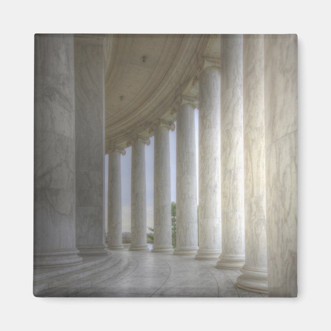 Imán Colonnada circular conmemorativa Thomas Jefferson (Frente)