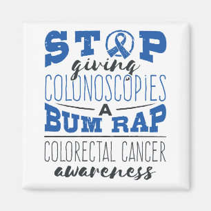 Imán Colonoscopia Rap Bum de Concienciación Colorrecta