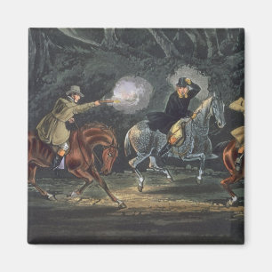 Imán Coloqúese y entregue, aquatinted por E. Duncan