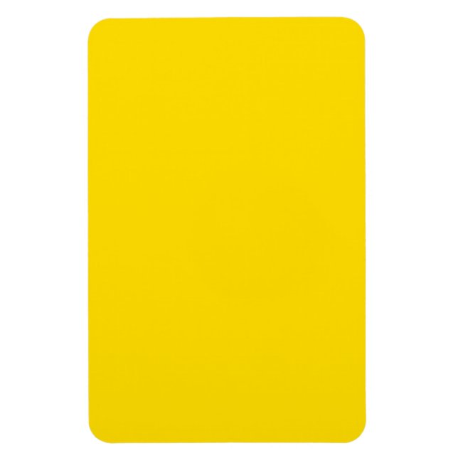 Imán Color amarillo 4 x 6 pulgadas Foto (Vertical)