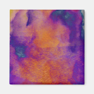 Imán Color del agua rojo amarillo azul violeta arte grá