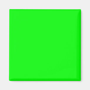 Imán Color Lime Green 00FF00 - Con opción para agregar 