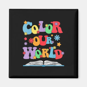 Imán Color Nuestro Mundo Verano Leer 2025 Creatividad E