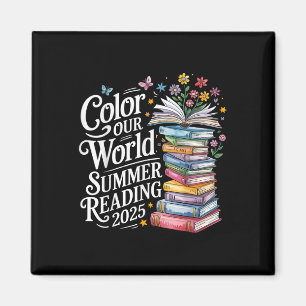 Imán Color Our World Summer Reading 2025 T-shirt.png