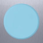 Imán Color sólido azul cielo<br><div class="desc">Color sólido azul cielo</div>