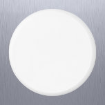 Imán Color sólido blanco puro<br><div class="desc">Color sólido blanco puro</div>