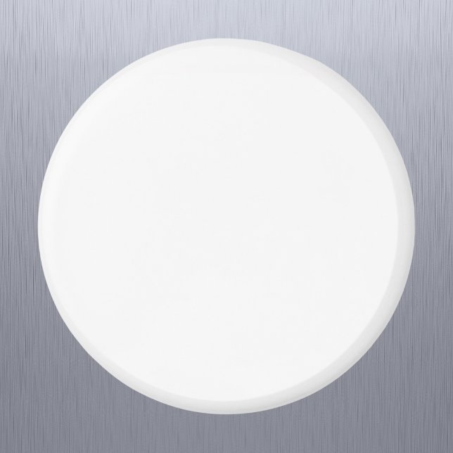 Imán Color sólido blanco puro (Subido por el creador)