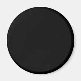 Imán Color sólido negro puro