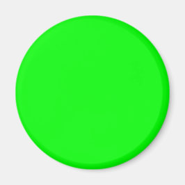 Imán Color Sólido Verde Eléctrico Neon | Clásico
