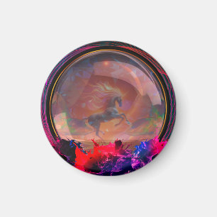 Imán Color Splash Unicorn