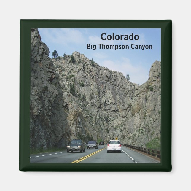 Imán Colorado Big Thompson Canyon Magnet (Frente)