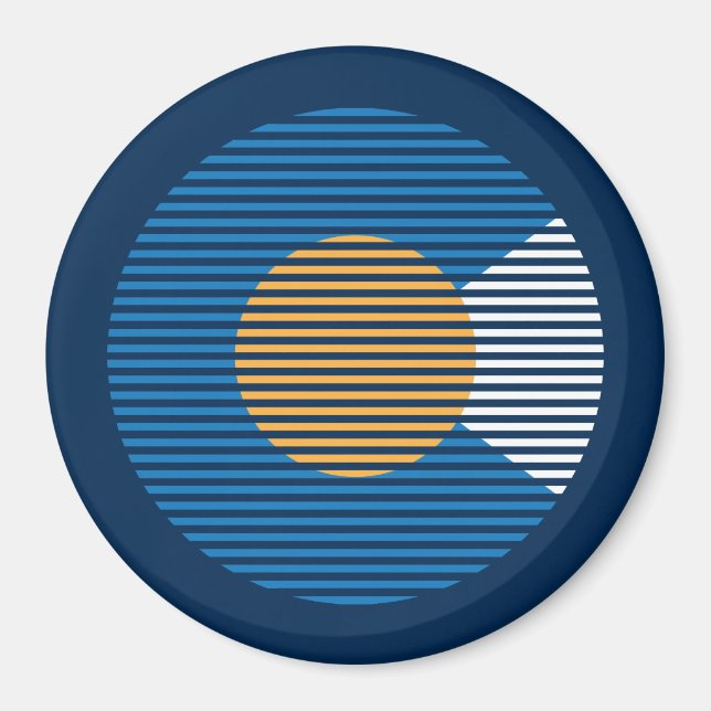 Imán colorado c (Frente)