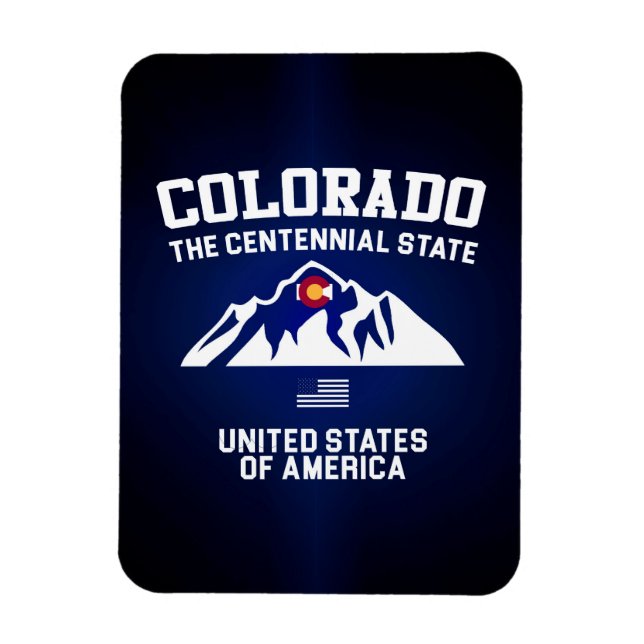 Imán Colorado, el estado del centenario (Vertical)