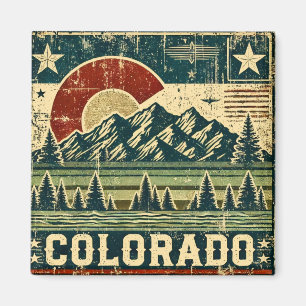 Imán Colorado Grunge en problemas