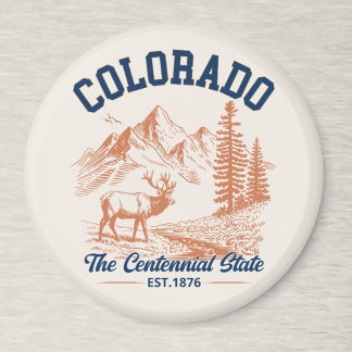 Imán Colorado Mountain | The Centennial State Souvenir