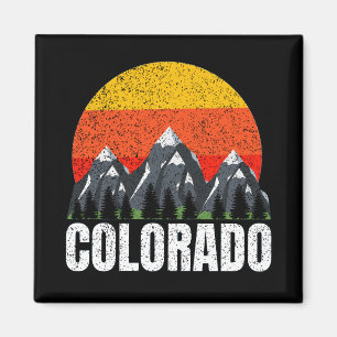 Imán Colorado Retro Sunset