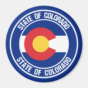 Imán Colorado Round Emblem