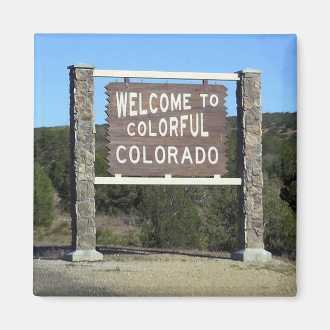 Imán Colorado Travel Souvenir Fridge Magnet (Frente)