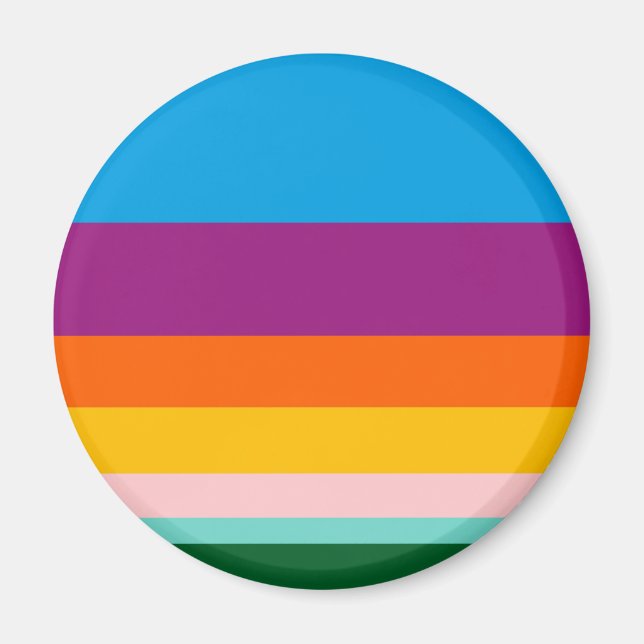 Imán Colored lines (Frente)