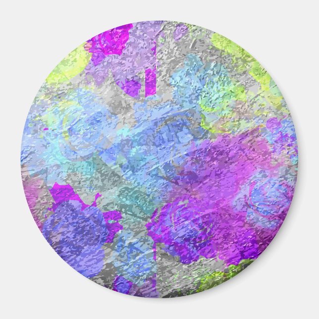 Imán Colores abstractos 2 (Frente)