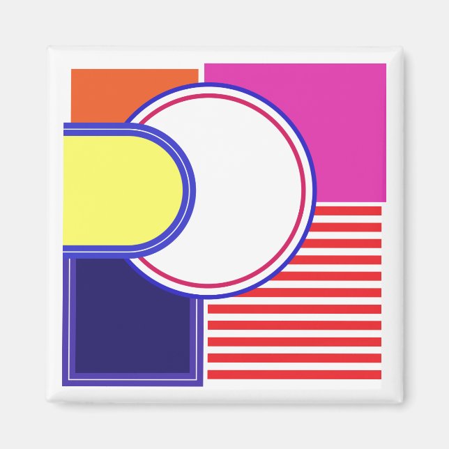 Imán Colores atrevidos y fuertes. (Frente)